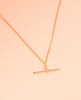 T-Bar Necklace Gold