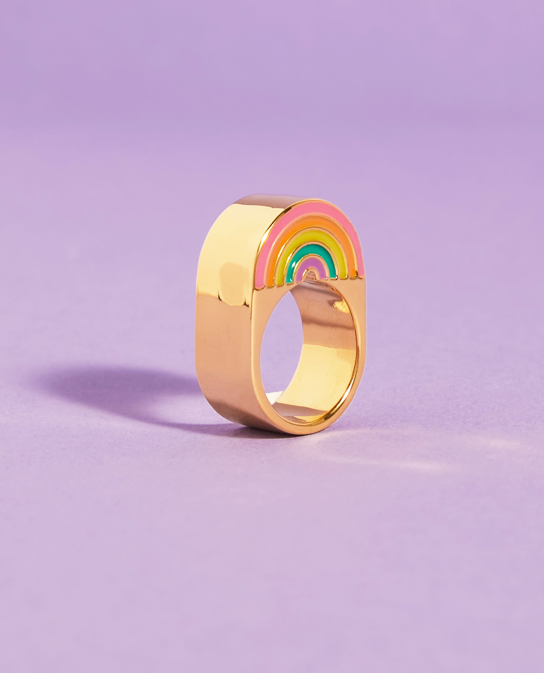 Rainbow Ring Gold