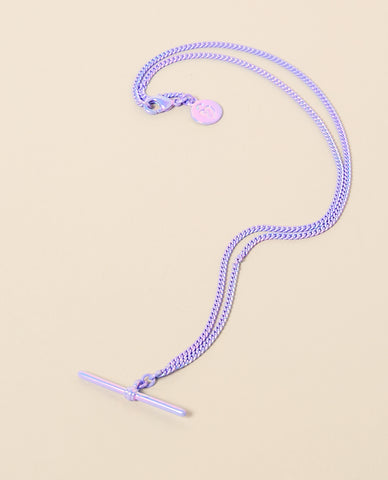 T-Bar Necklace Lilac