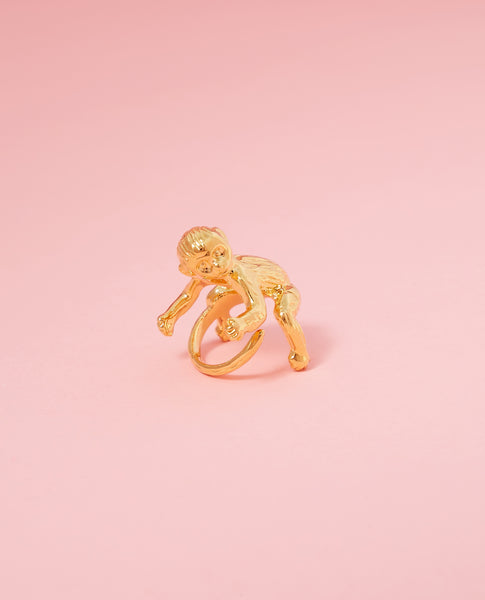 Monkey Pinky Ring